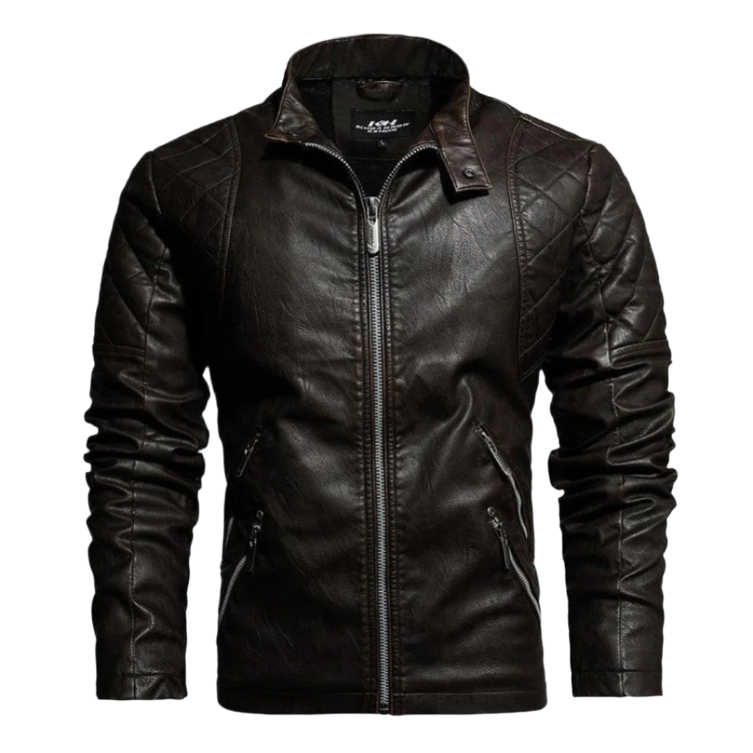 Graffiti Leather Jacket