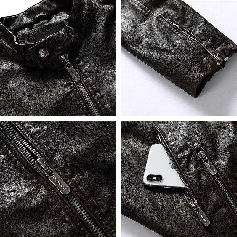 Graffiti Leather Jacket