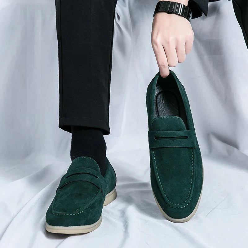 Verona Suede Casual Comfort Loafers Riviera