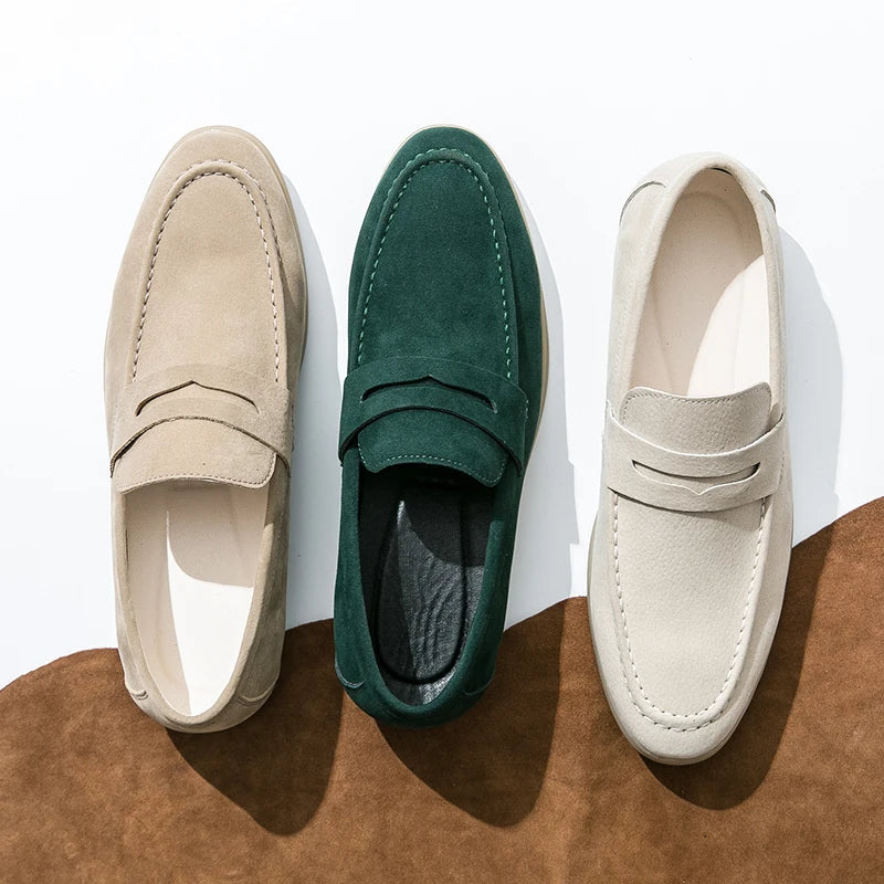 Verona Suede Casual Comfort Loafers Riviera