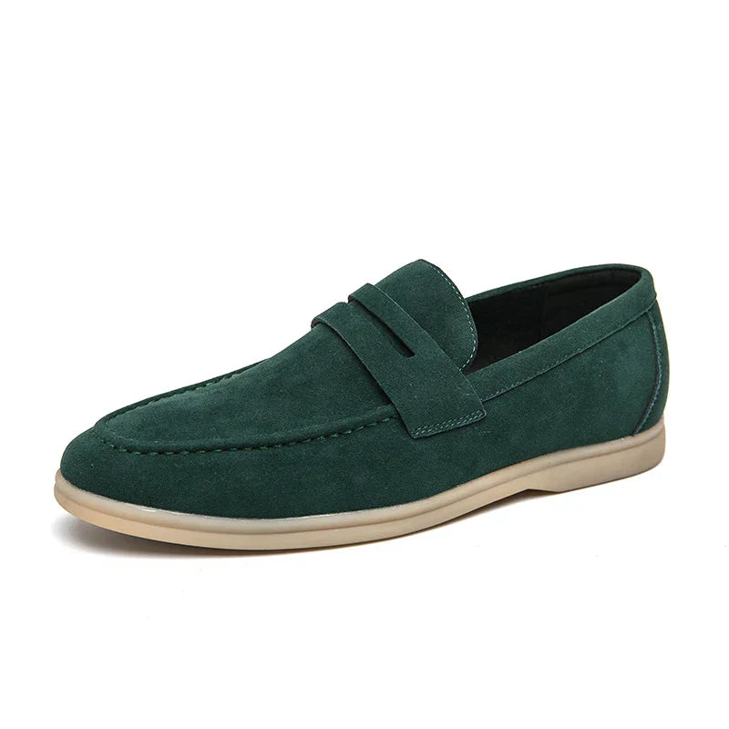 Verona Suede Casual Comfort Loafers Riviera